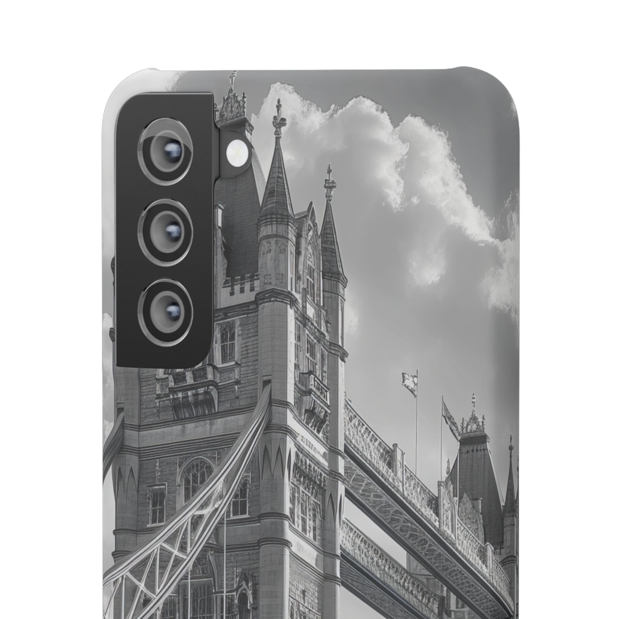 Tower Bridge Monochrome Architecture Study Samsung S21 - Slim Phone Case