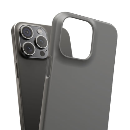 Dim Gray iPhone 15 - Slim Phone Case