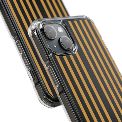 Golden Stripes iPhone 15 Plus Case - Impact