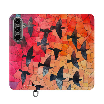 Stained Glass Birds - Samsung S24 Plus Case - Wallet