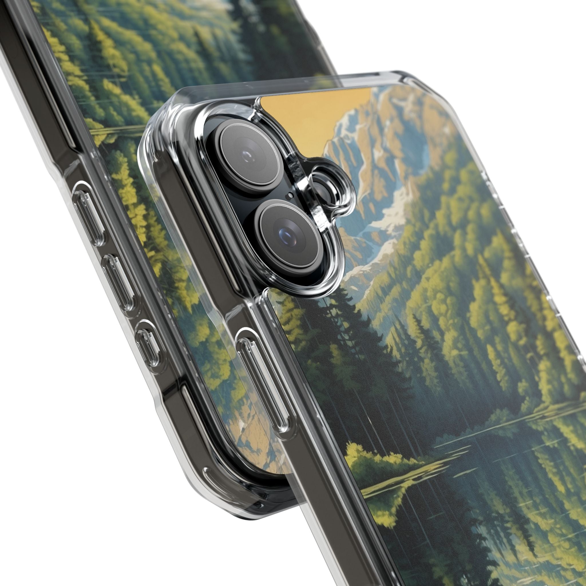 Mountain Peaks Reflect iPhone Case - Impact