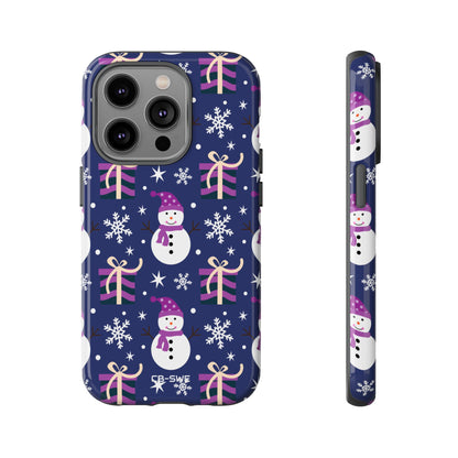 Snowmen Gift Giving - iPhone Case