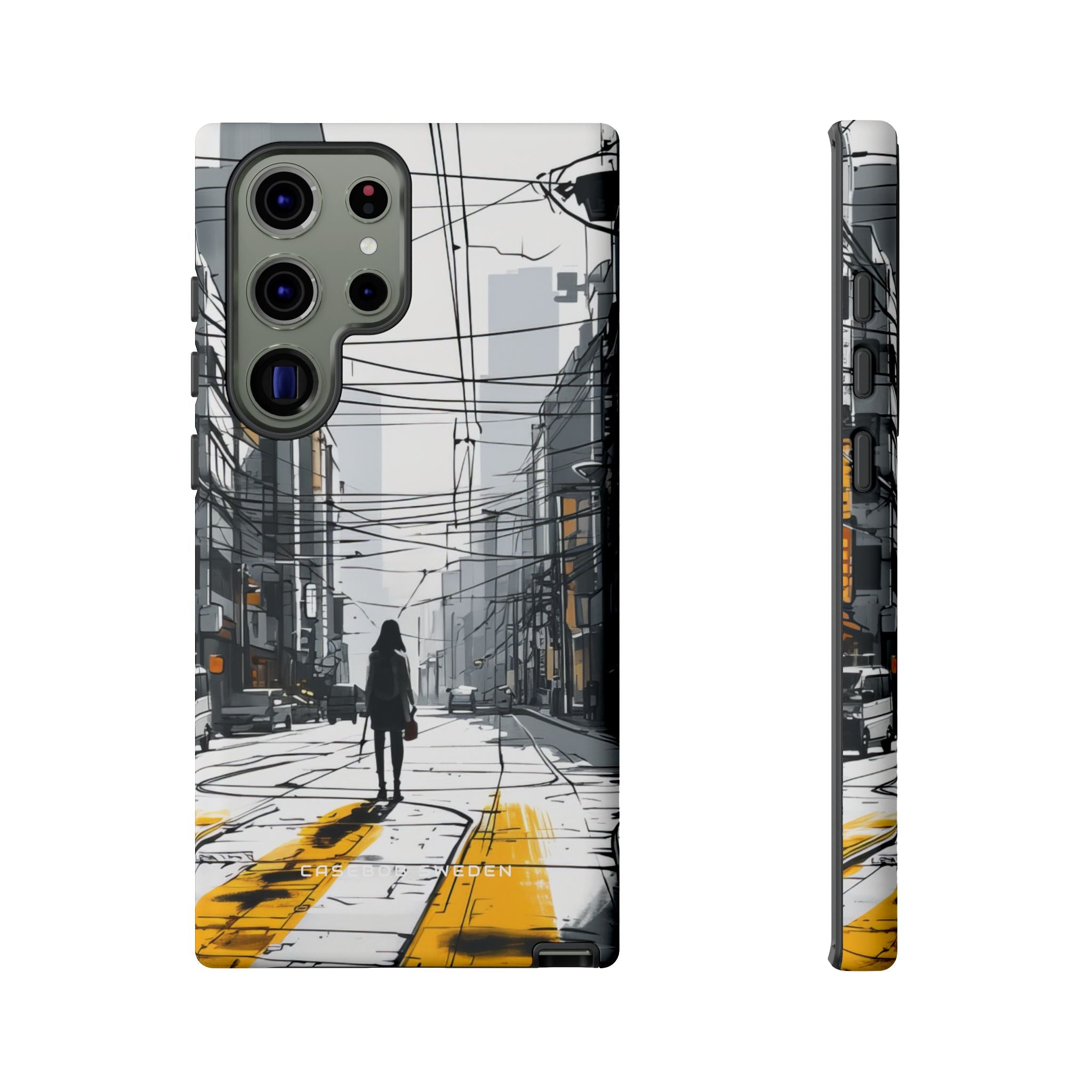 Urban Noir Streetscape Samsung S23 - Tough Phone Case