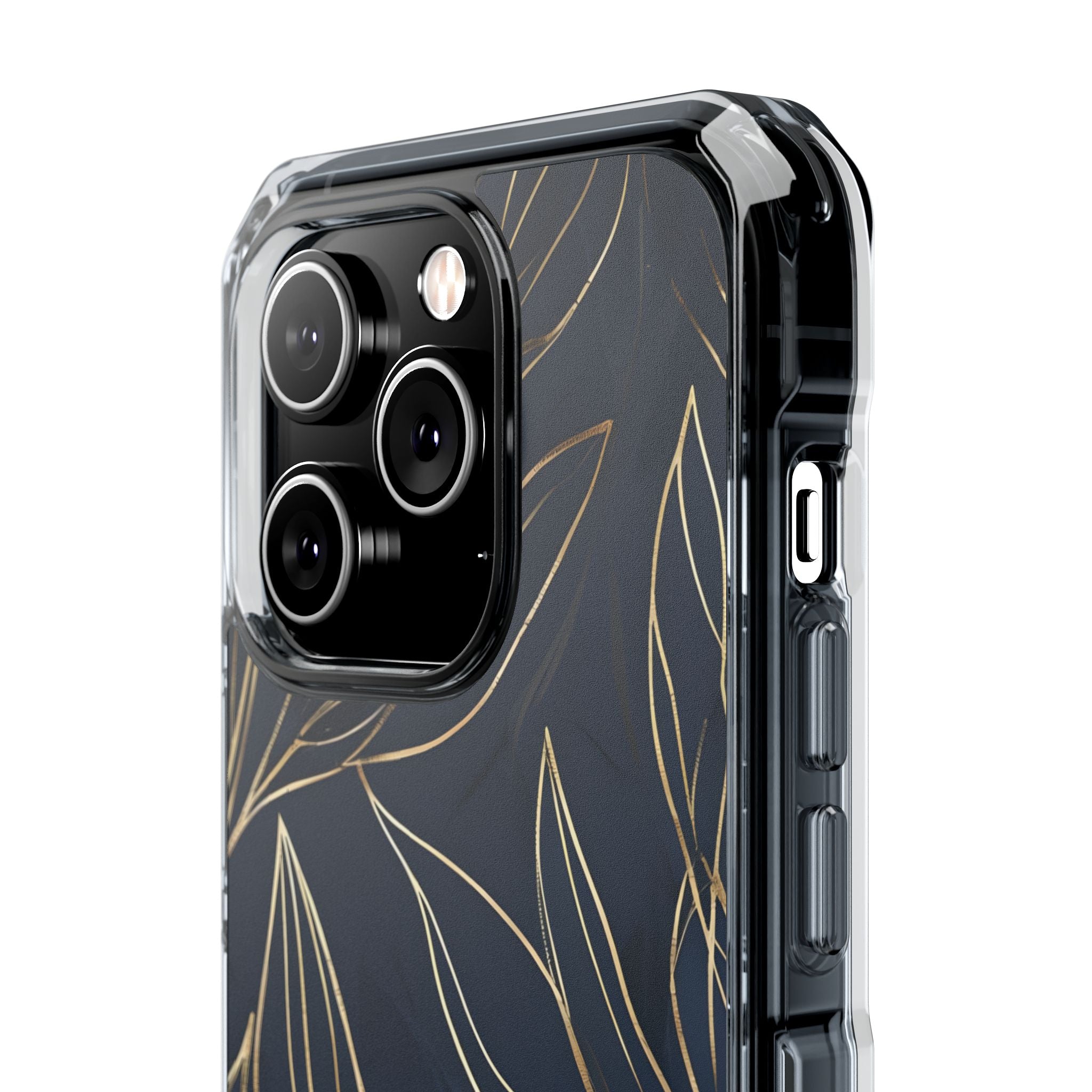 Modern Gold Leaves iPhone Case - Impact