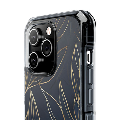 Modern Gold Leaves iPhone Case - Impact