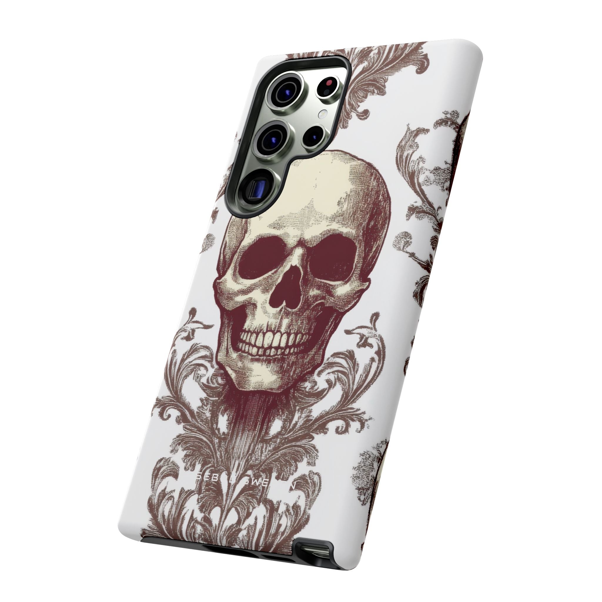 Gothic Skulls and Ornate Foliage Samsung S23 - Tough Phone Case