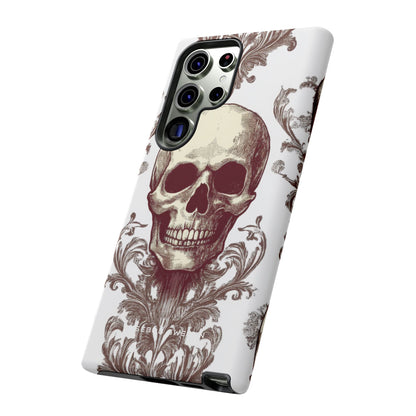 Gothic Skulls and Ornate Foliage Samsung S23 - Tough Phone Case