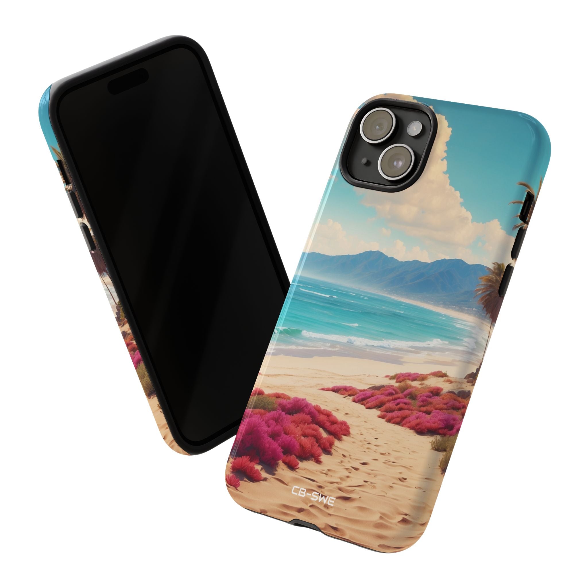Footprints Trace Sand - iPhone Case