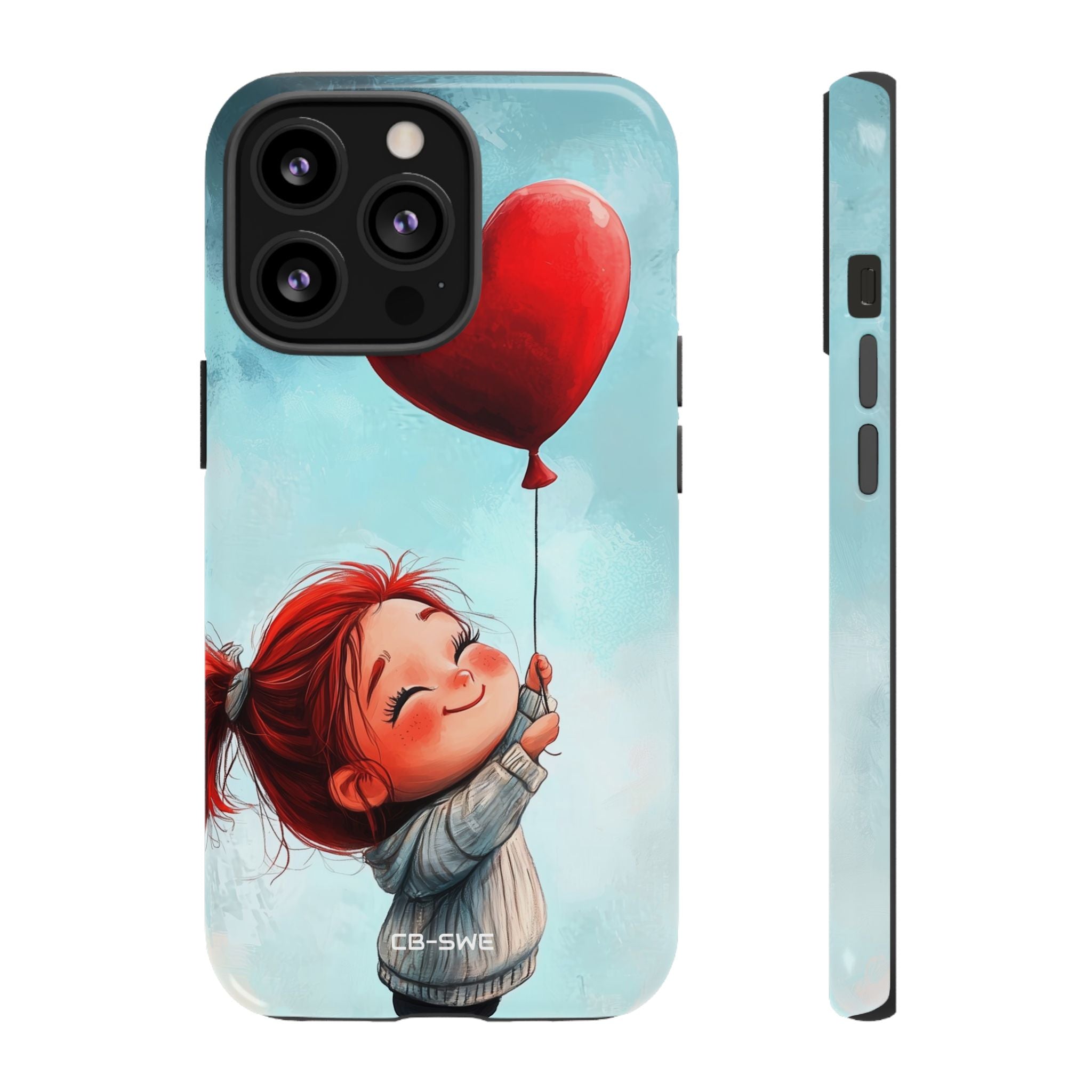 Joyful Girl Flies - iPhone Case