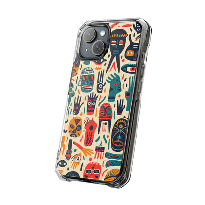 Gradient Tribalscape Vibrance iPhone 15 - Clear Impact Phone Case