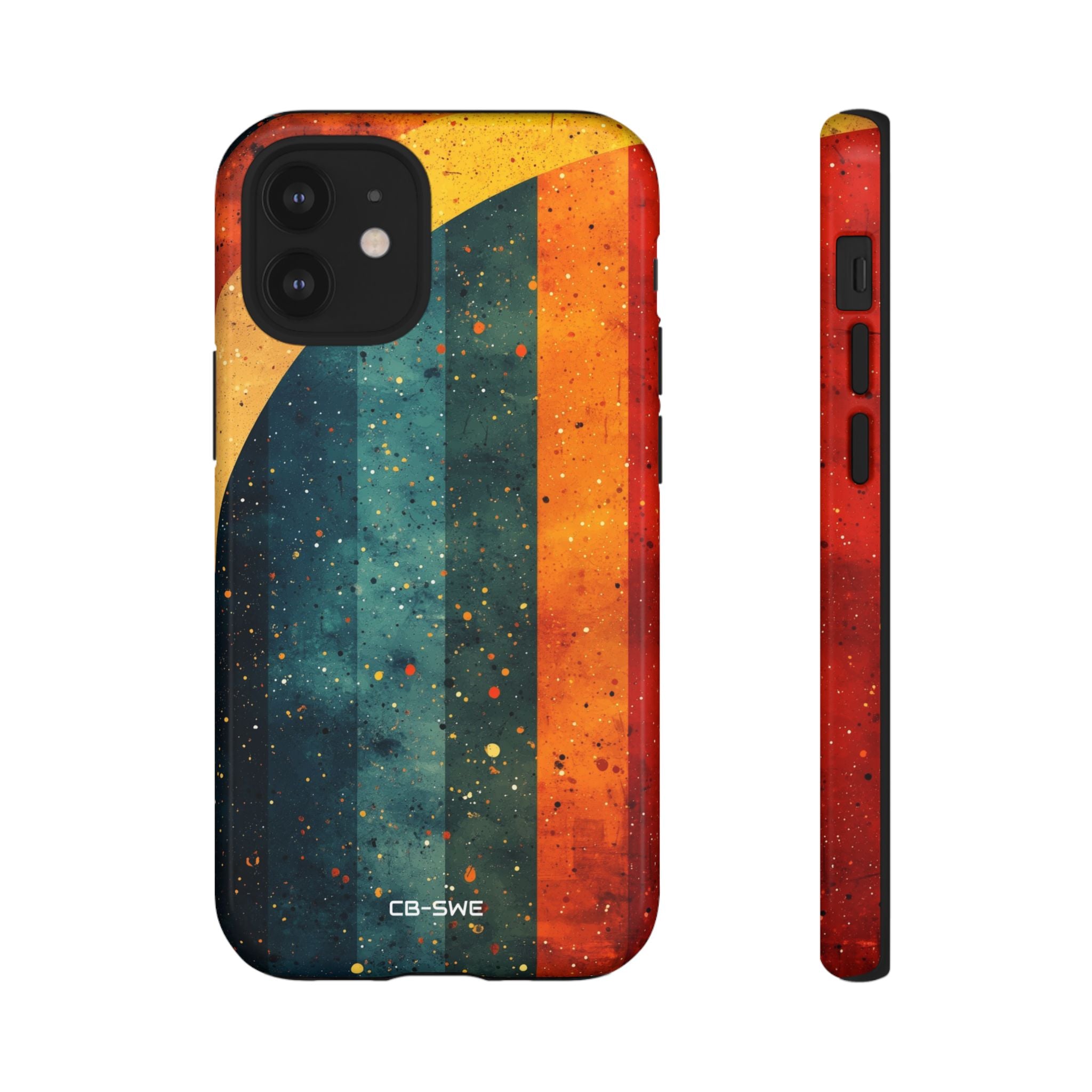 Vibrant Waves Dance - iPhone Case