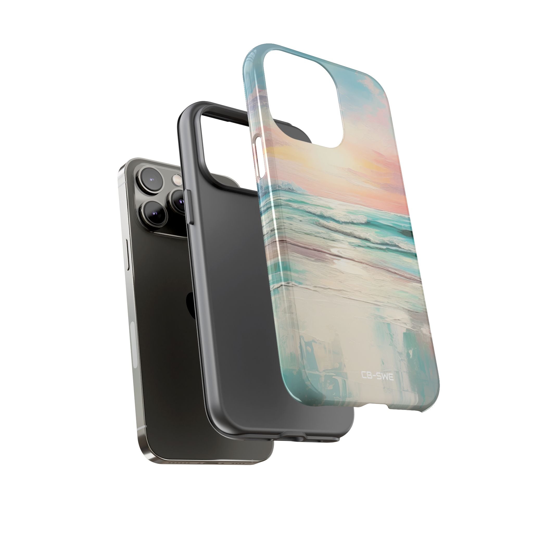 Waves Glistening Softly - iPhone Case