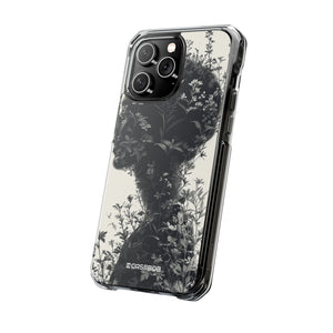 Botanical Silhouette Essence – Handyhülle für iPhone (Clear Impact – Magnetisch)