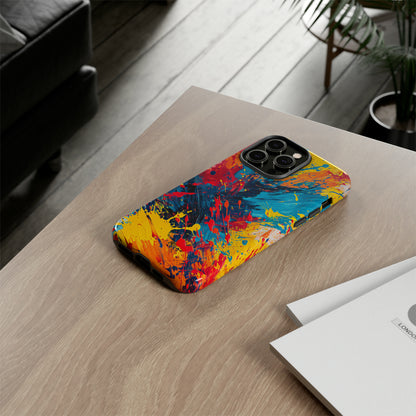 Artistic Brushstroke Bliss - Protective Phone Case