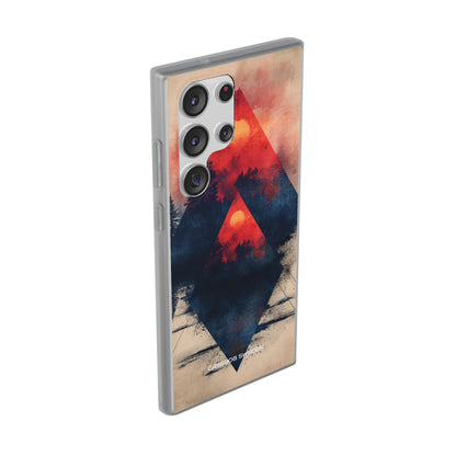 Red Sky Serenity - Flexi Samsung S23 Phone Case