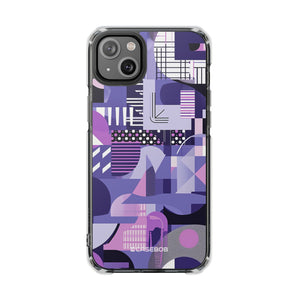 Ultra Violet Design | Handyhülle für iPhone (Clear Impact Case – magnetisch)