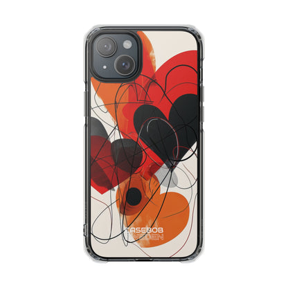 Crimson Motion Flow iPhone 15 - Impact Clear+