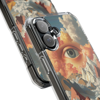 Eye Reflects Mountains iPhone Case - Impact