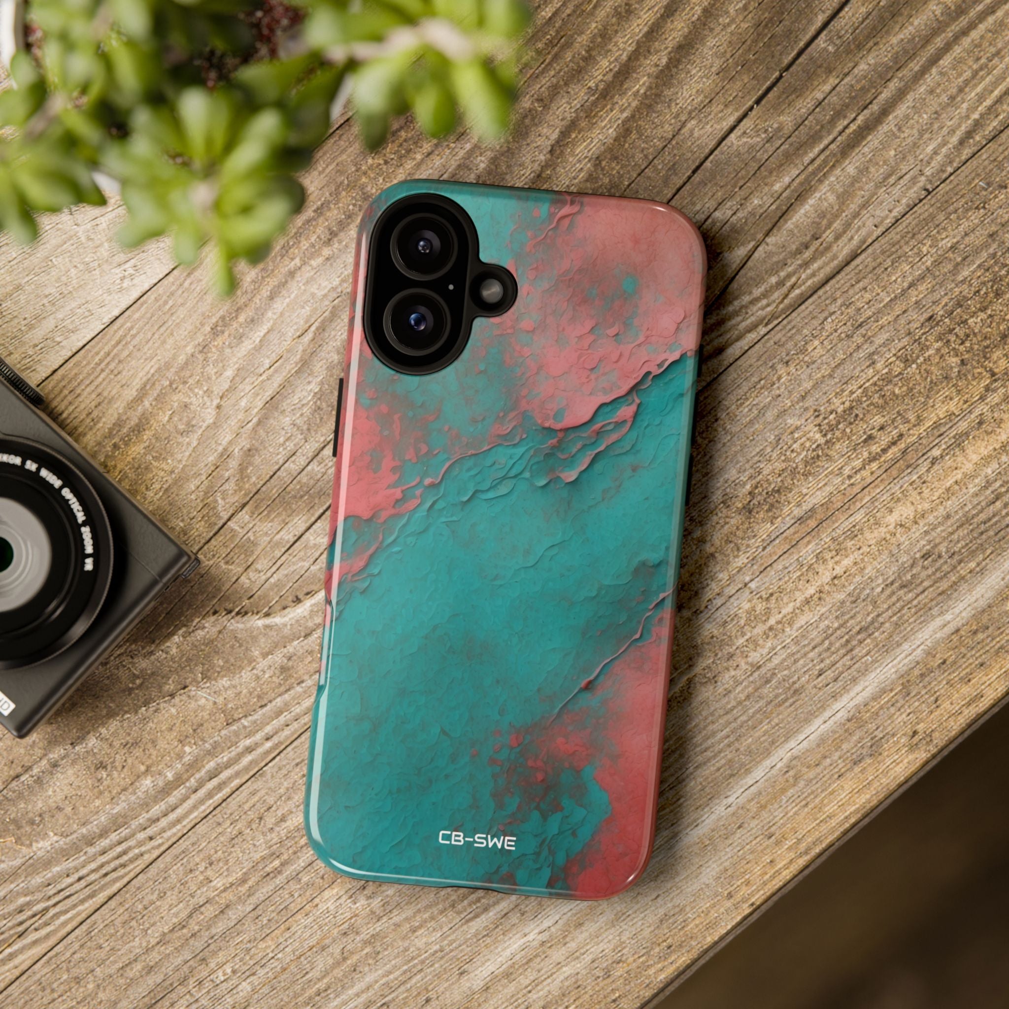 Turbulent Coral Flow - iPhone Case