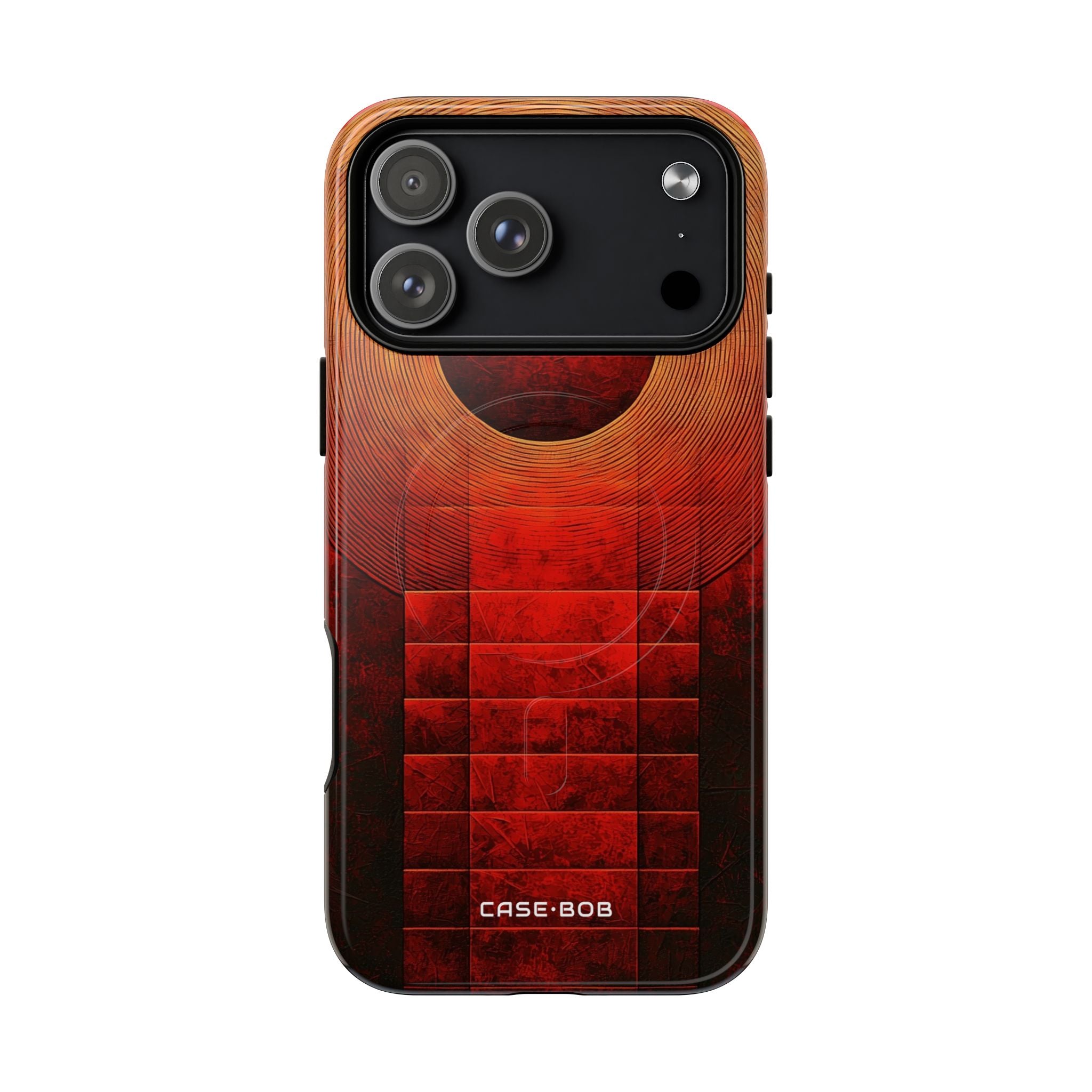 Crimson Orbit iPhone 17 Pro Max Case - Tough+