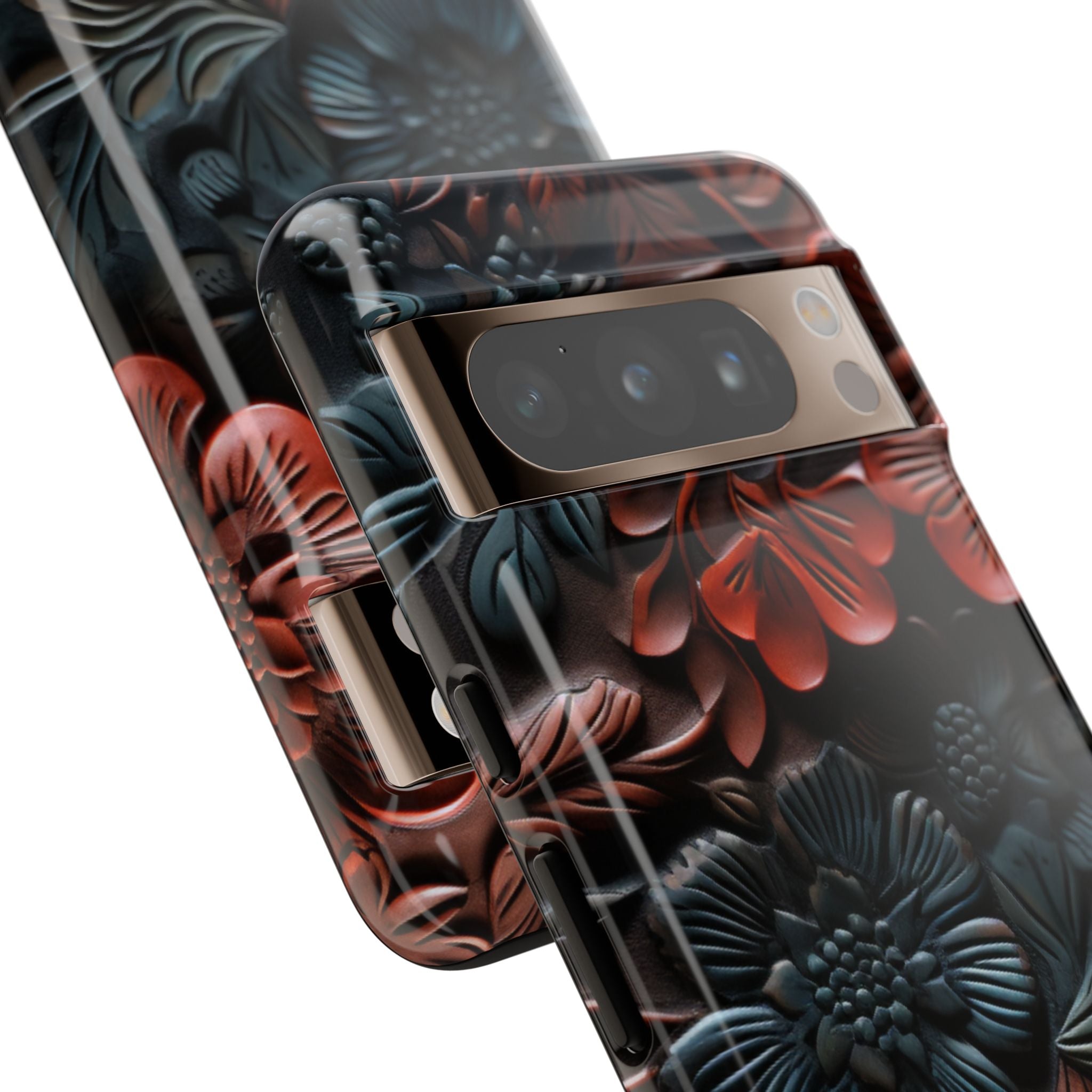 Sculpted Floral Elegance - Google Pixel Case