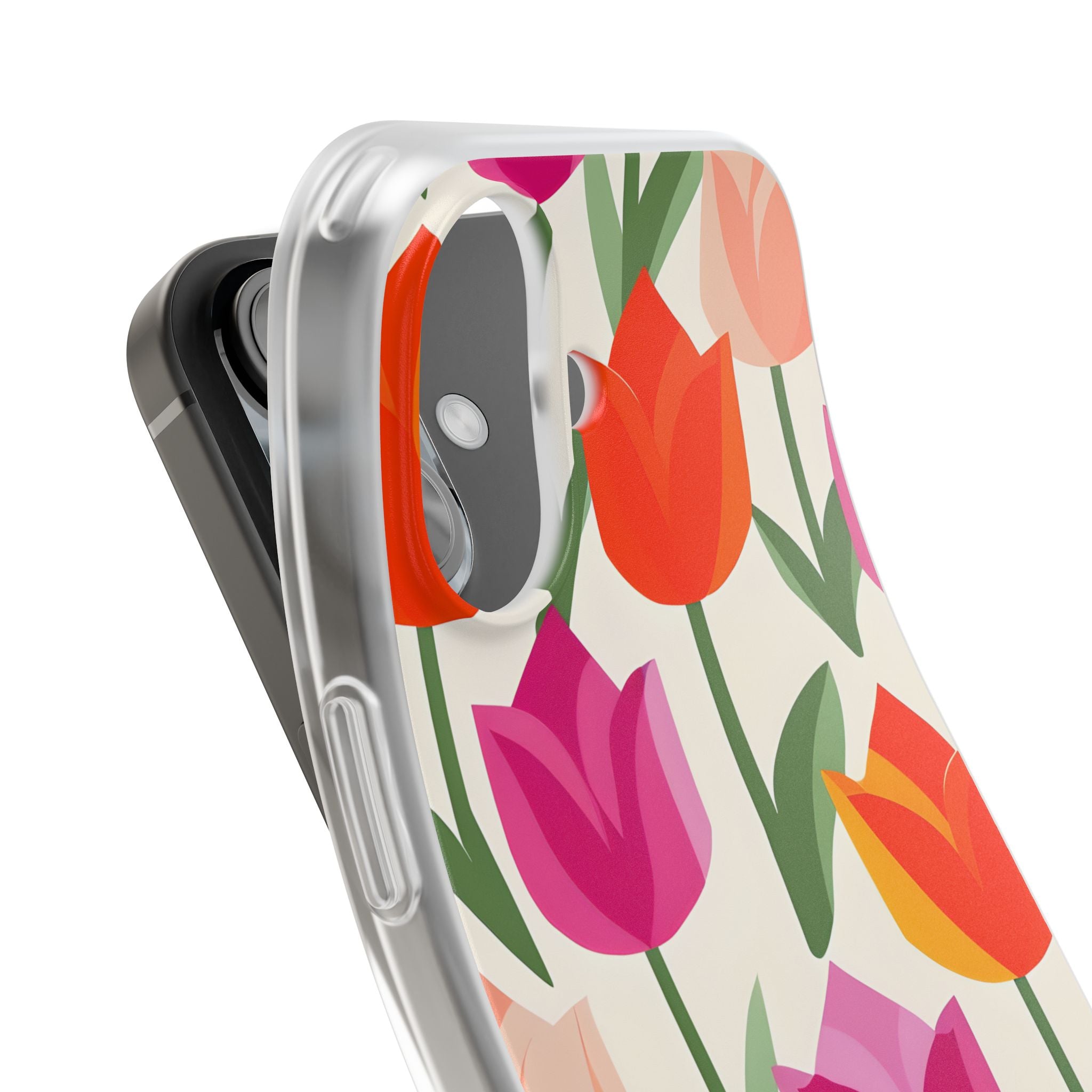 Tulip Harmony Green iPhone 16 - Soft Case