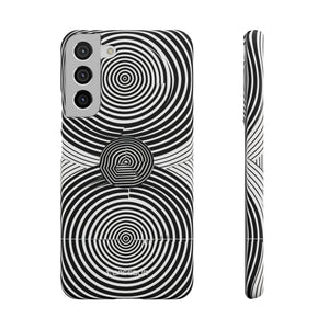 Hypnotische Geometrie | Schlanke Handyhülle für Samsung