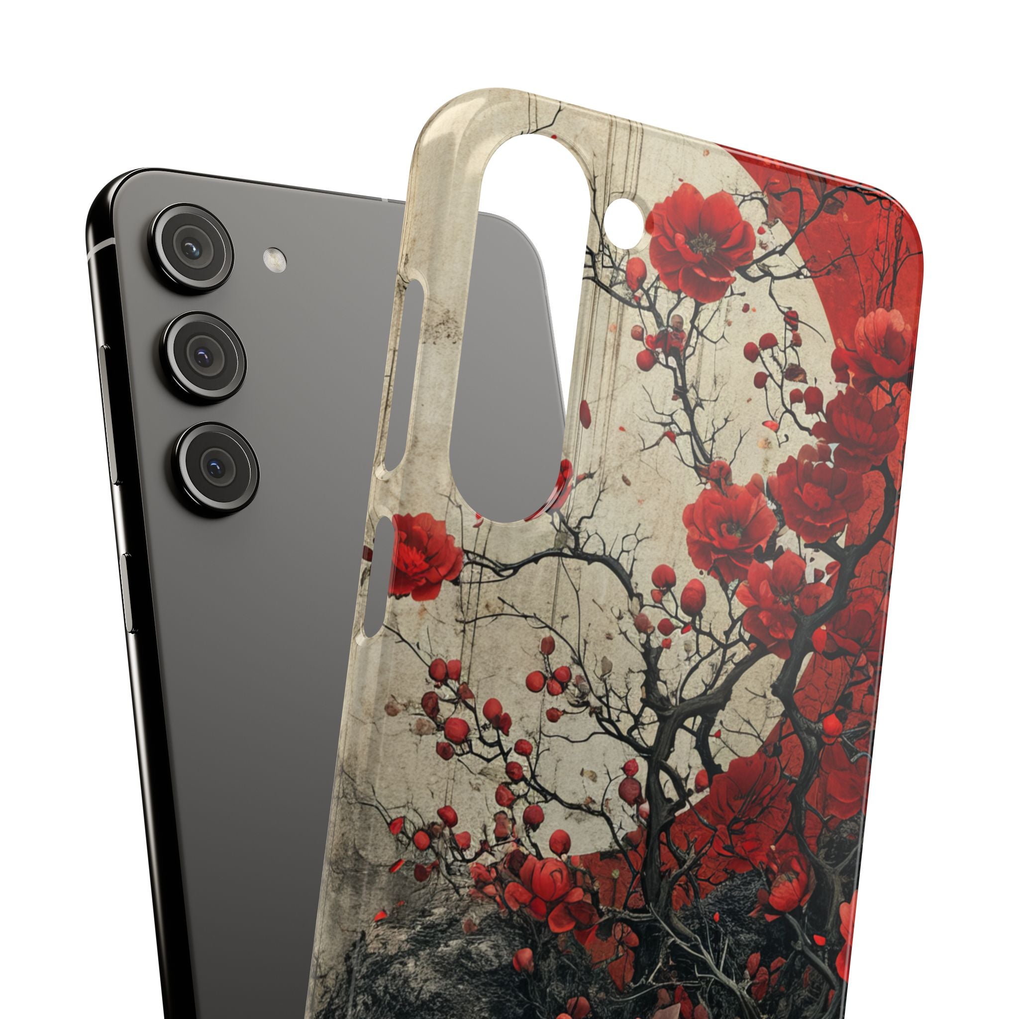 Zen Blossoms in Moonlight Samsung S23 - Slim Phone Case