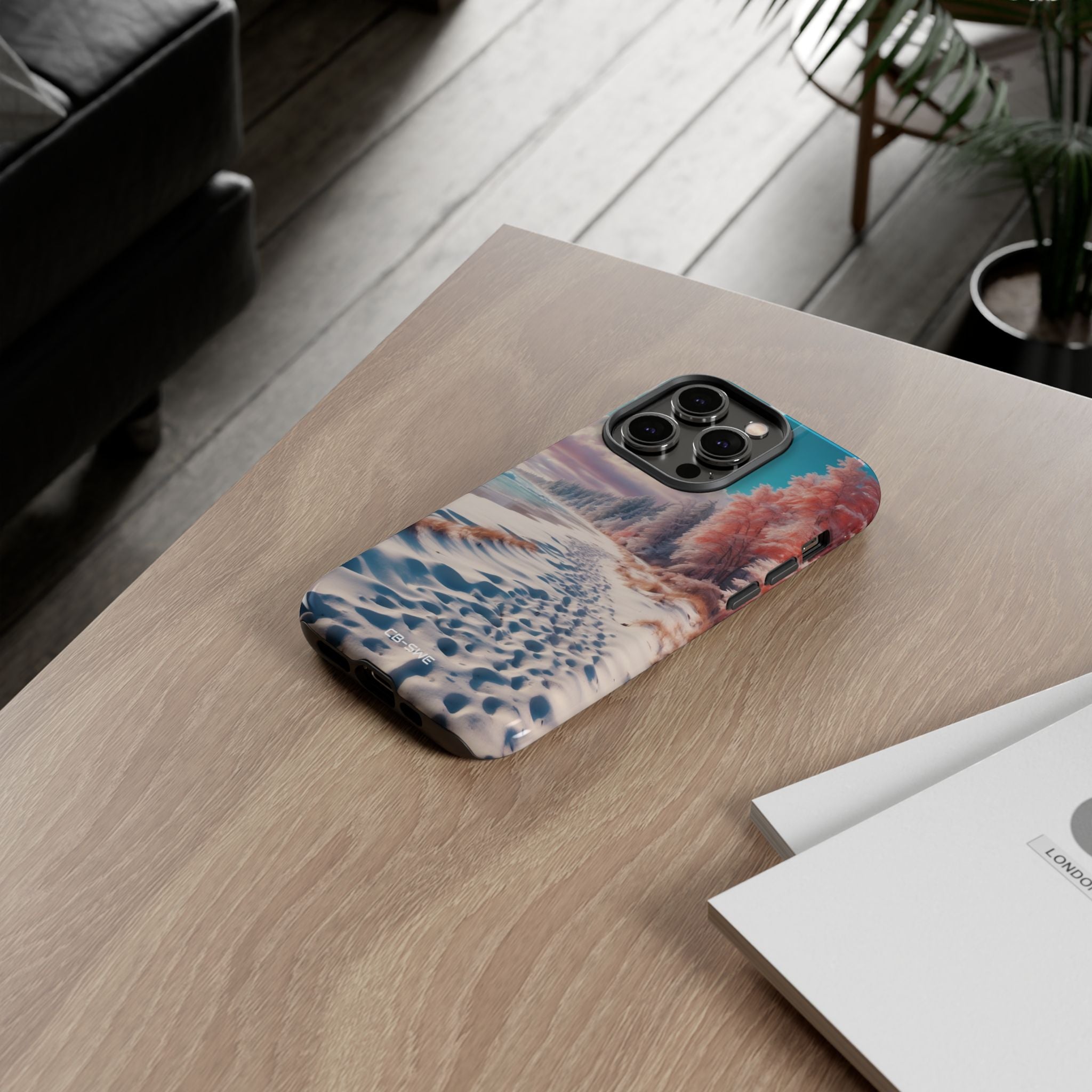 Shadows Embrace Waves - iPhone Case
