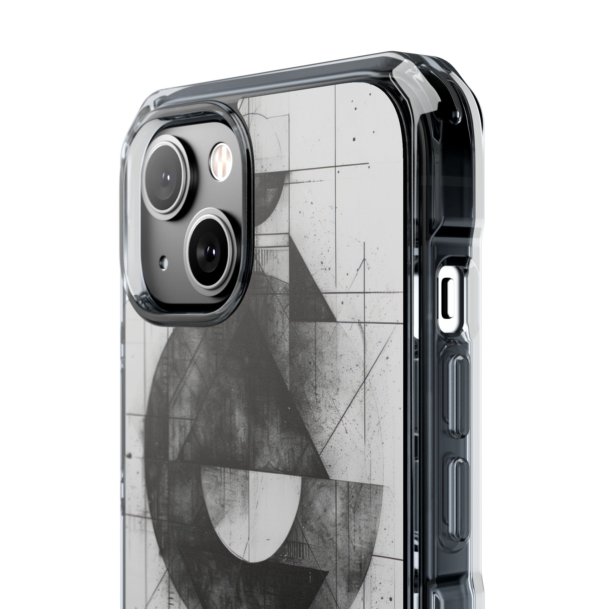 Monochrome Geometry - Phone Case for iPhone