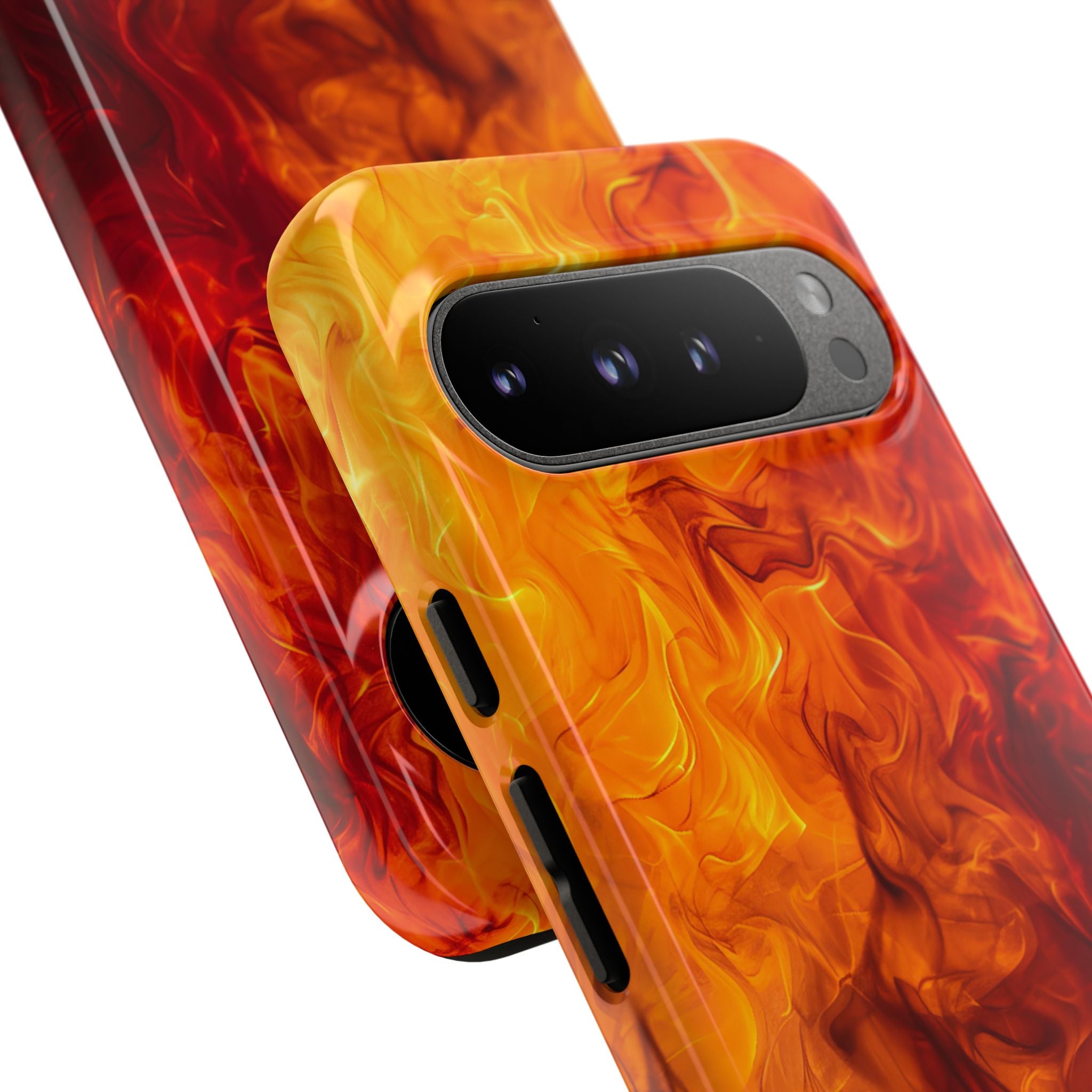Flaming Energy Swirl Google Pixel 9 - Tough