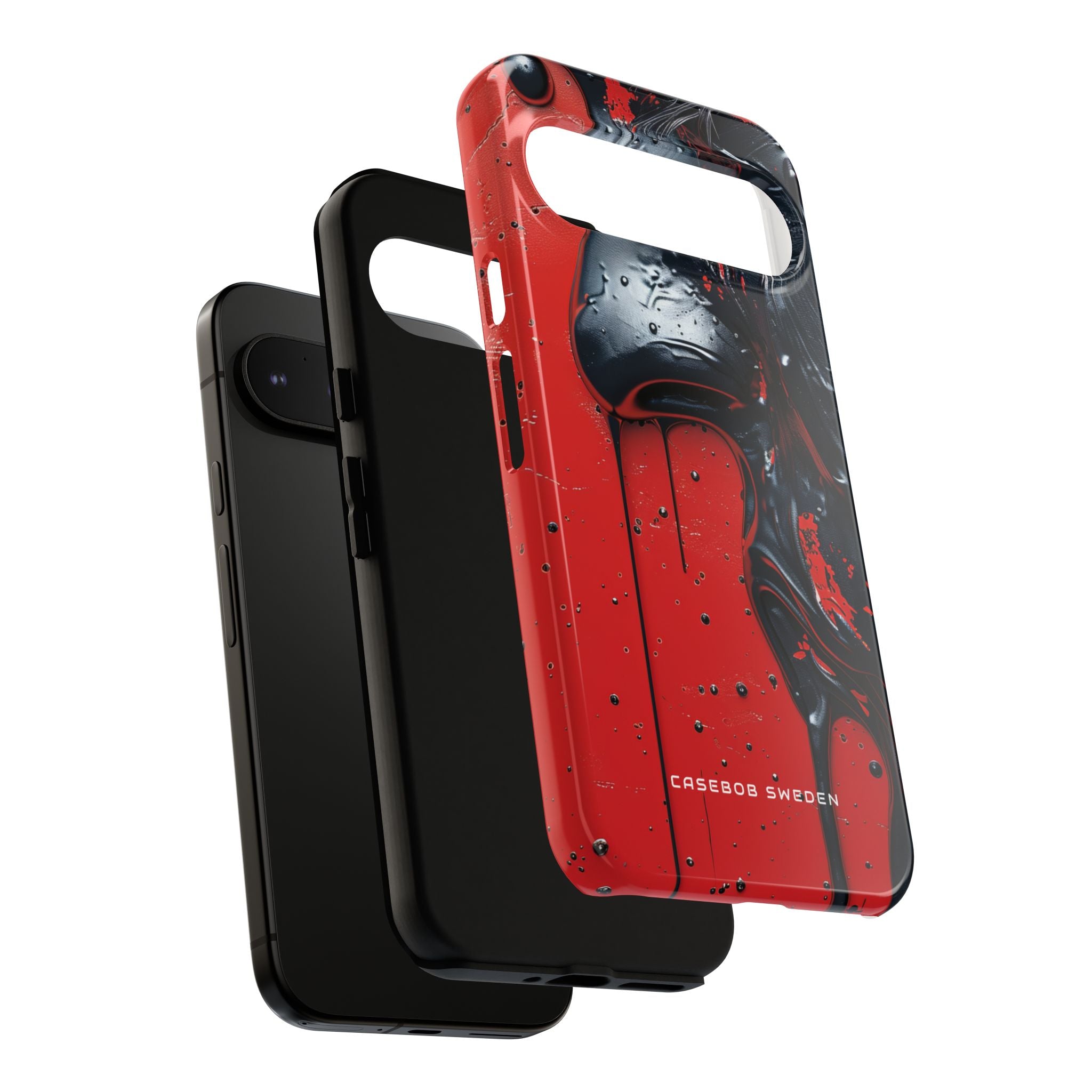 Chaotic Red Surge Google Pixel 9 - Tough Phone Case