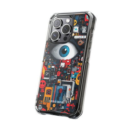Digital Eye Blue iPhone 15 Pro Case - Impact