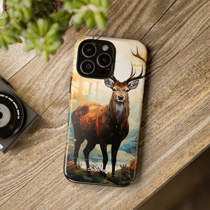 Glowing Stag iPhone 16 Pro Max Case - Tough