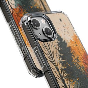 Autumnal Whispers - Phone Case for iPhone (Clear Impact - Magnetic)