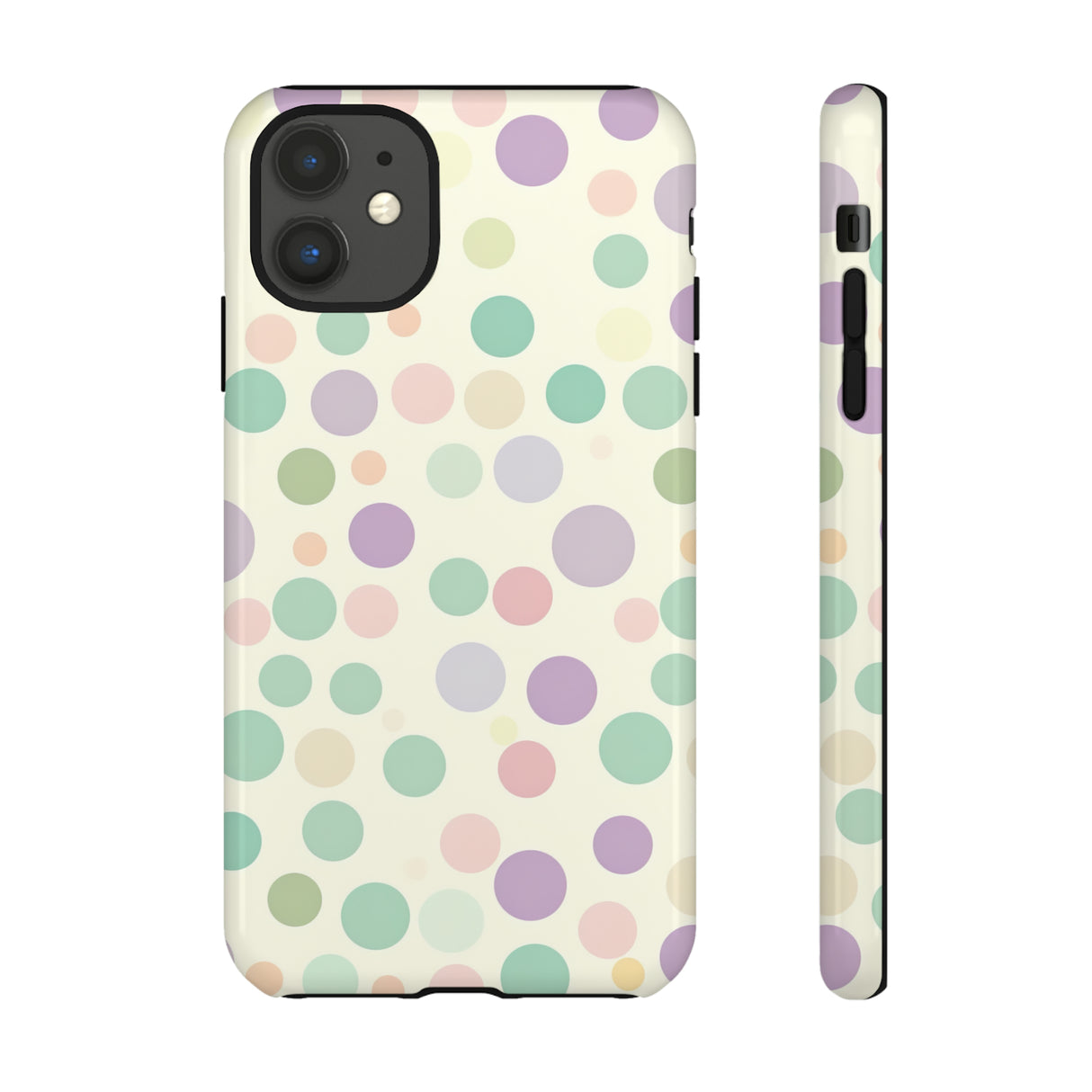 Polka Dot Pastel Harmony - Schutzhülle fürs Handy