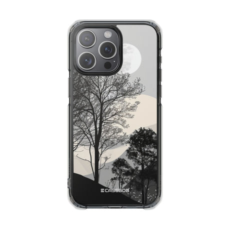 Moonlit Elegance - Phone Case for iPhone (Clear Impact - Magnetic)