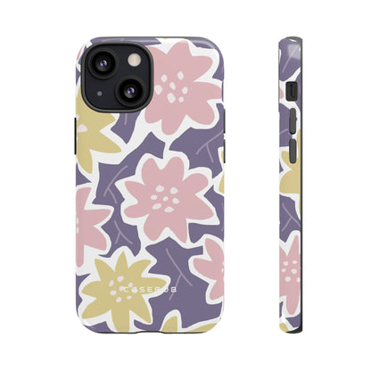 Purple Happy Flower - Protective Phone Case