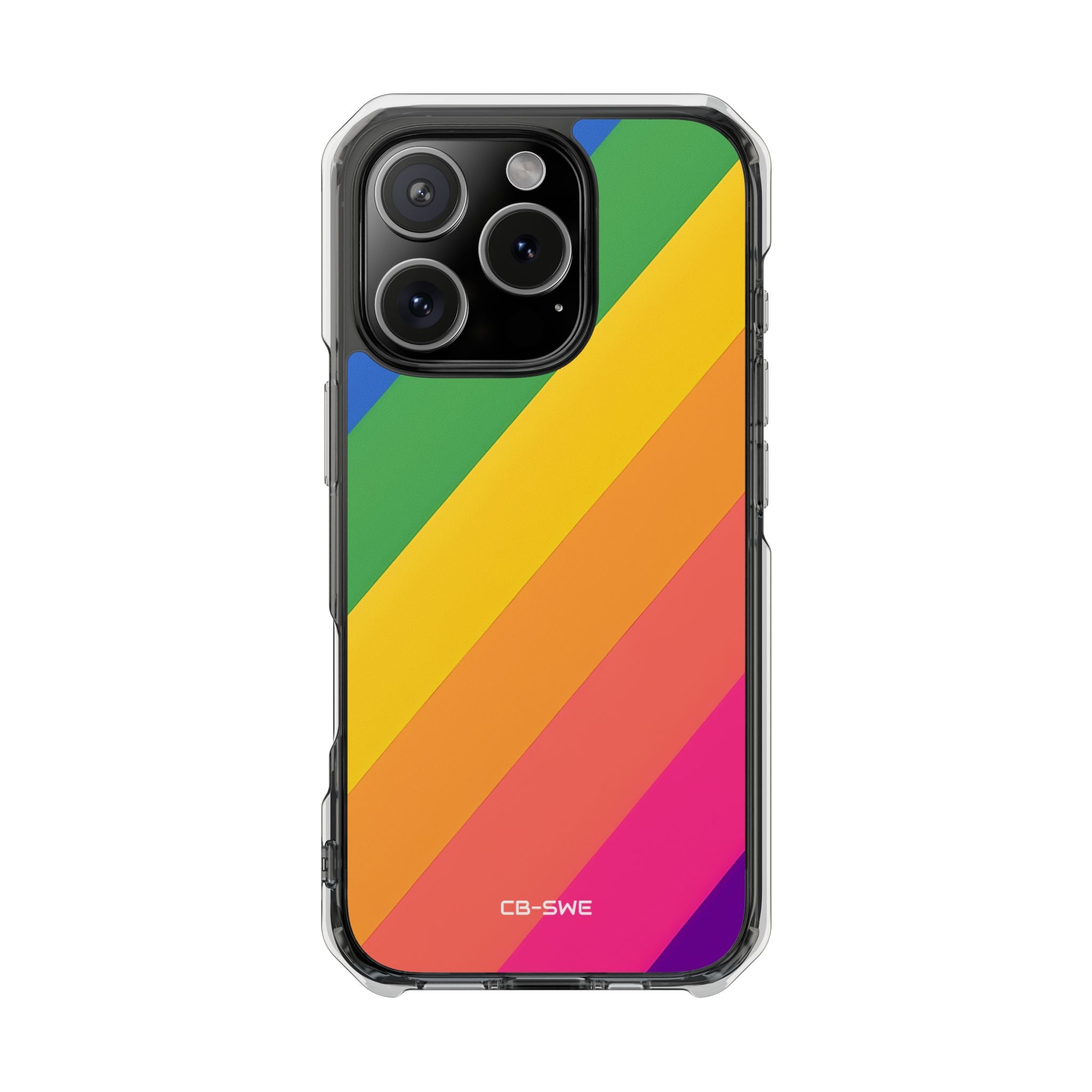 Vibrant Geometric Spectrum iPhone Case - Impact