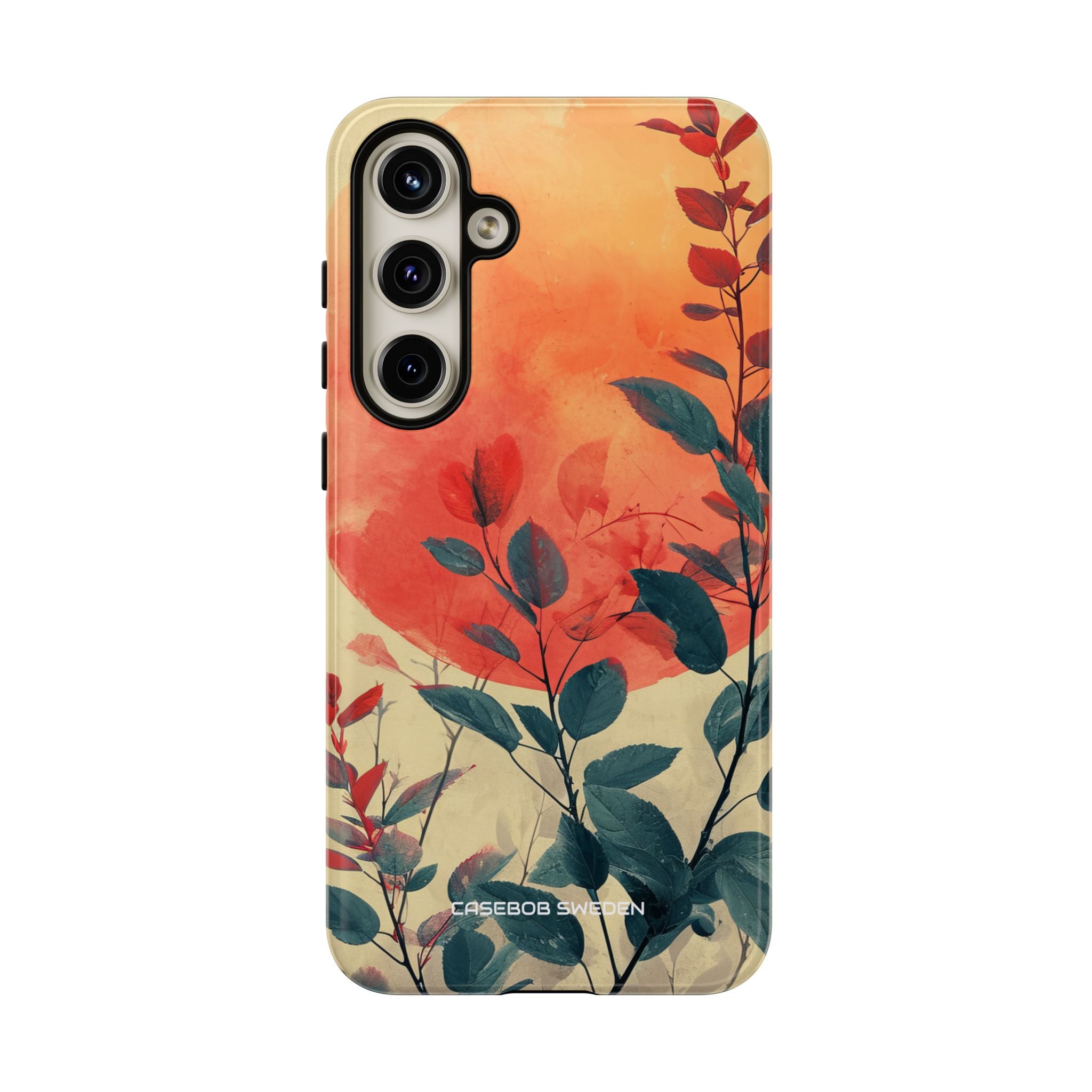 Orange Sun Harmony - Tough Samsung S24 Phone Case