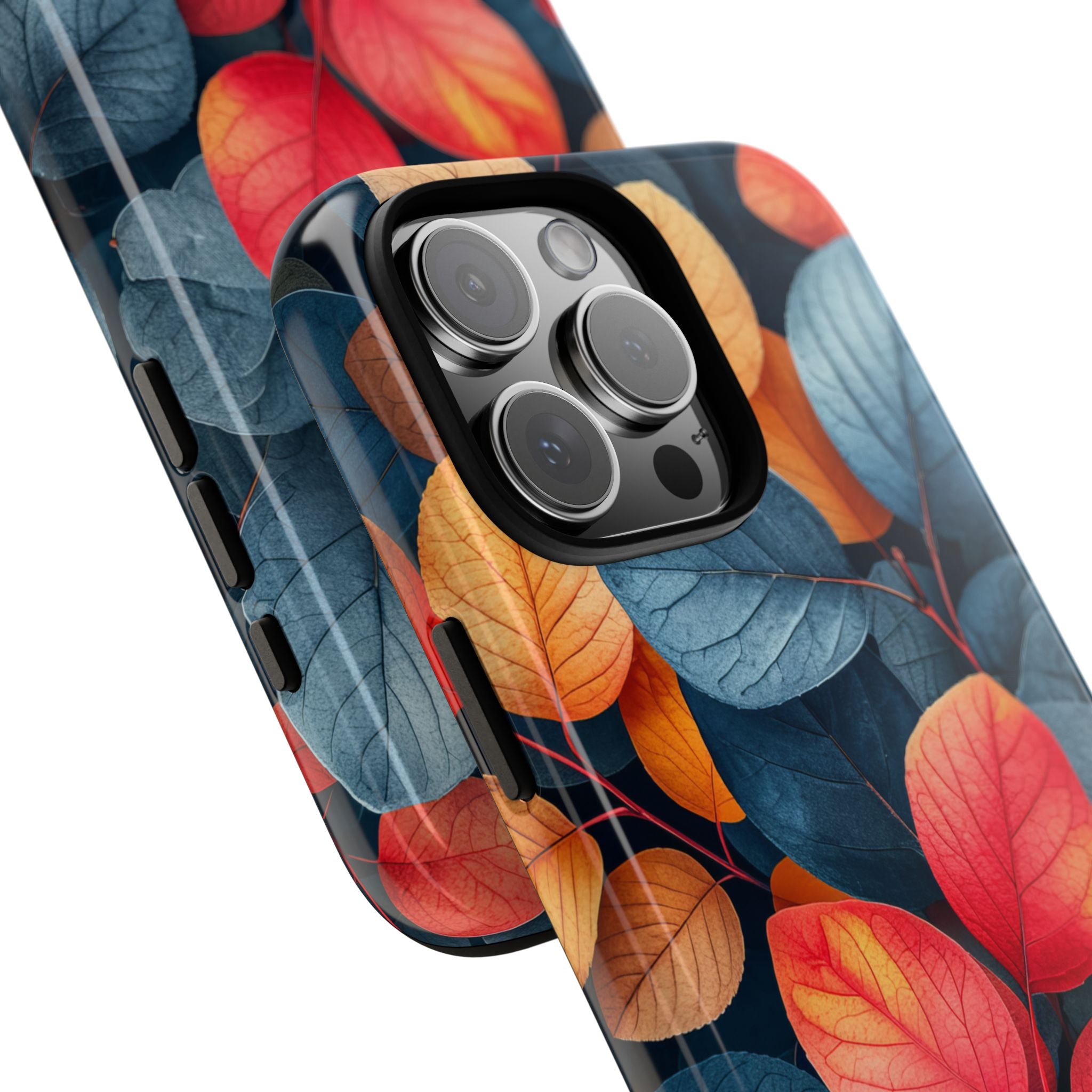 Vibrant Nature Leaves - Tough iPhone 16 Phone Case