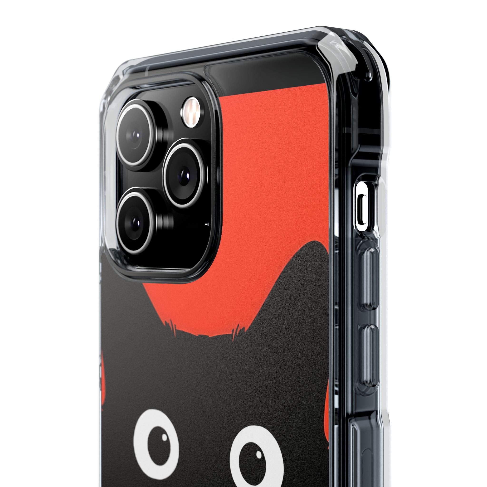 Peekaboo Cat Crimson iPhone 14 Pro Max Case - Impact