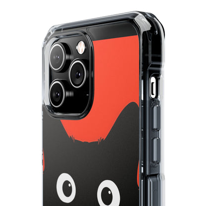 Peekaboo Cat Crimson iPhone 14 Pro Max Case - Impact