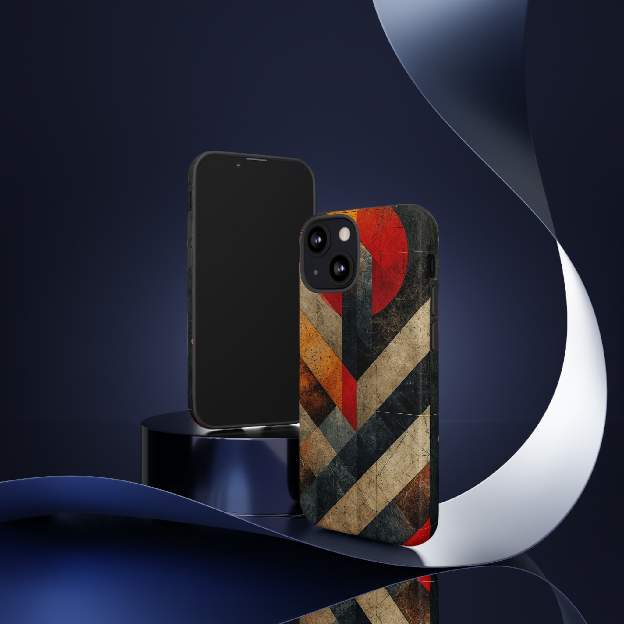 Art Deco Geometry Extravaganza - Protective Phone Case