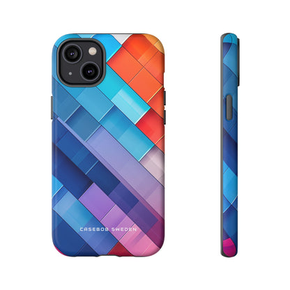 Vibrant GeoFlow iPhone 14 - Tough Phone Case