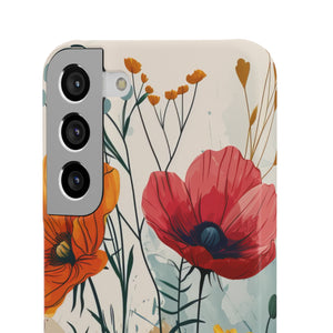 Blooming Whimsy | Schlanke Handyhülle für Samsung