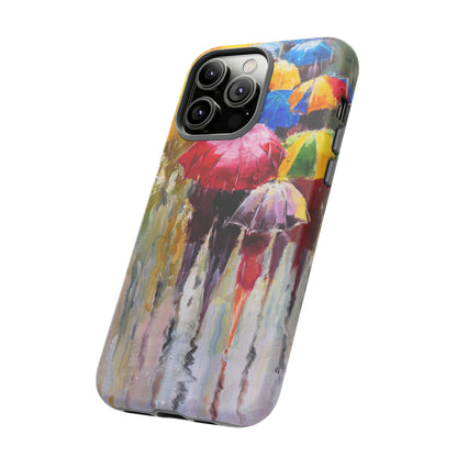 Oil Painting - Rainy Day - Protective Phone Case