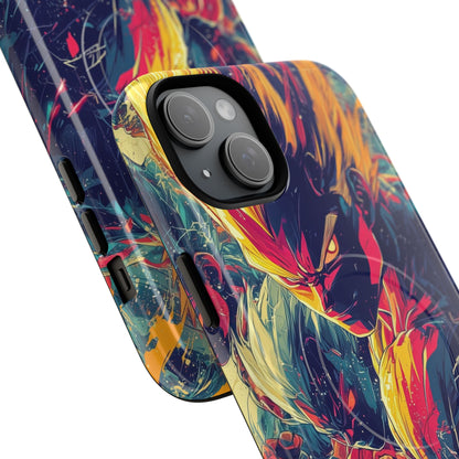 Yellow Fury iPhone 15 Plus Case - Tough+