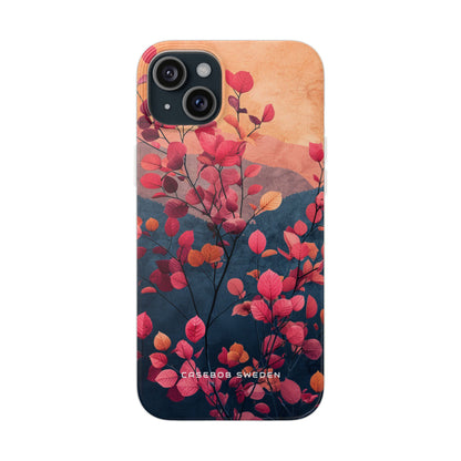 Vibrant Floral Harmony iPhone 15 - Flexi Phone Case