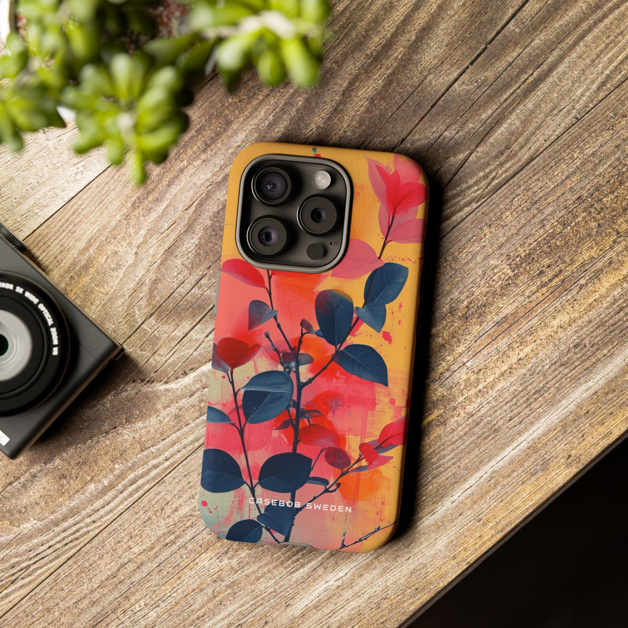 Vivid Floral Harmony iPhone 15 - Tough Phone Case